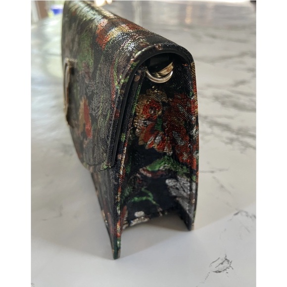 NWT Christian Louboutin Loubi54 Tissu Lamé Sevillana Handbag - Picture 2 of 13